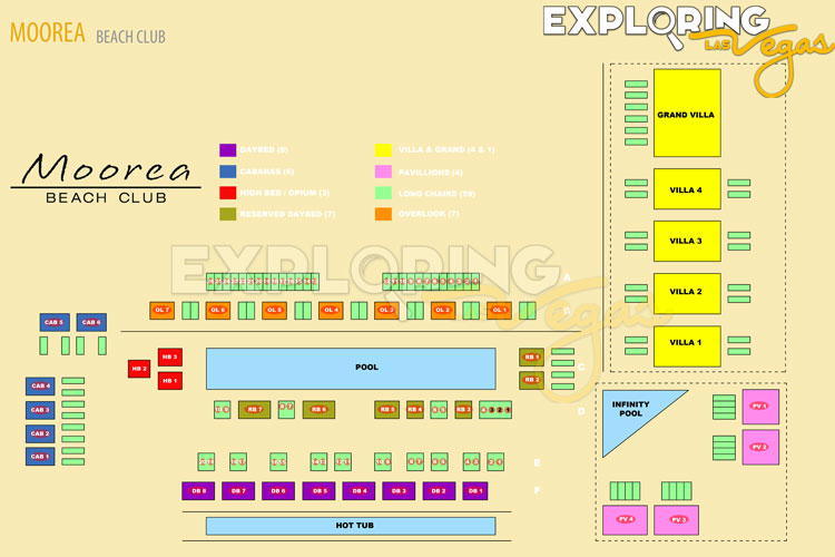 moorea beach table map