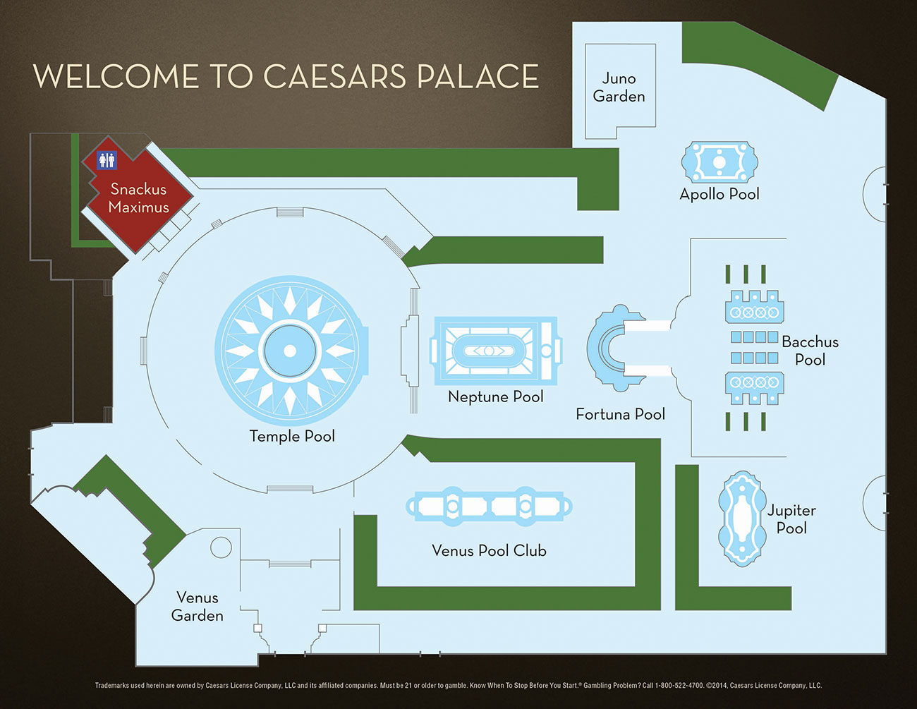 Caesar’s 2D Map