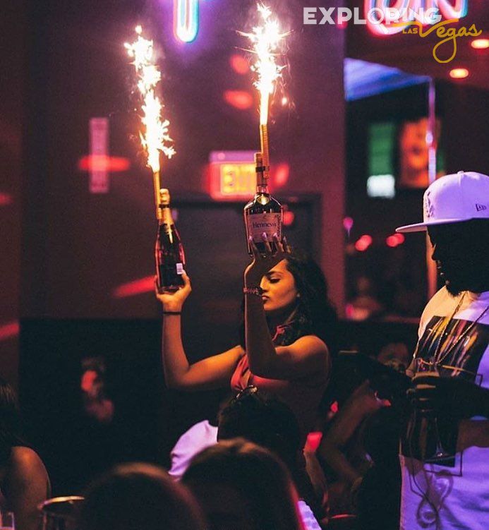 vegas bottle presentation