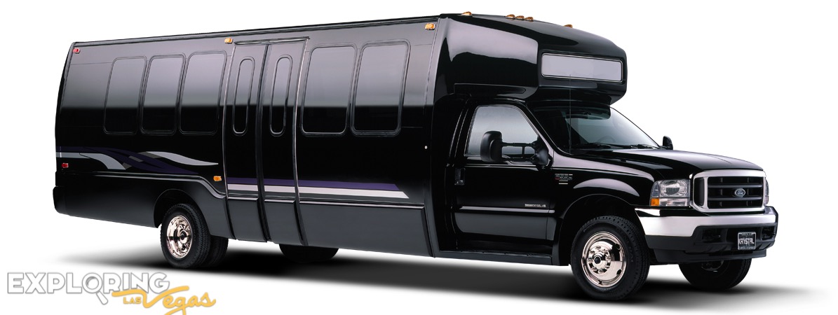 black small party bus