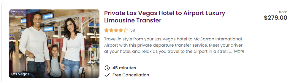 limousine service deal